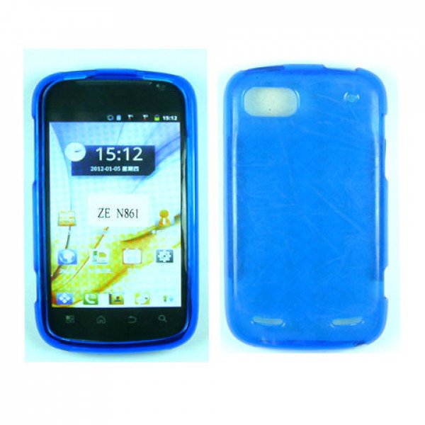 Wholesale TPU Gel Case for ZTE Warp Sequent / N861 (Blue)